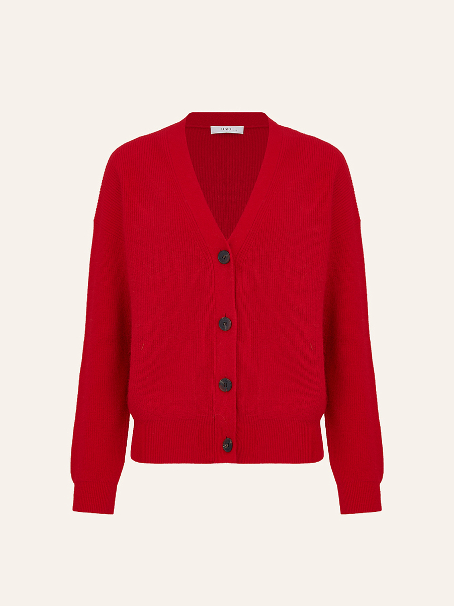 Кардиган с ангорой и шерстью мериноса