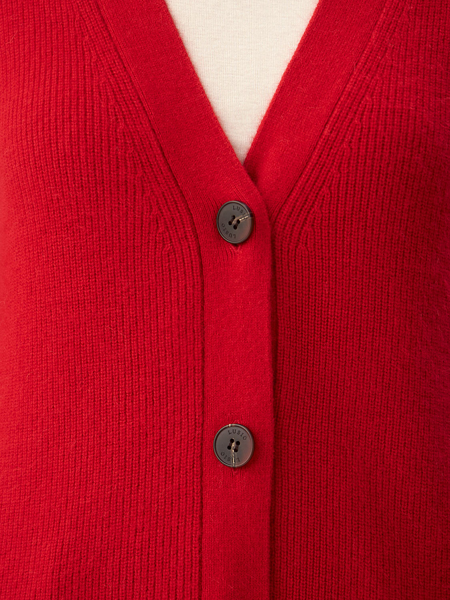 Кардиган с ангорой и шерстью мериноса