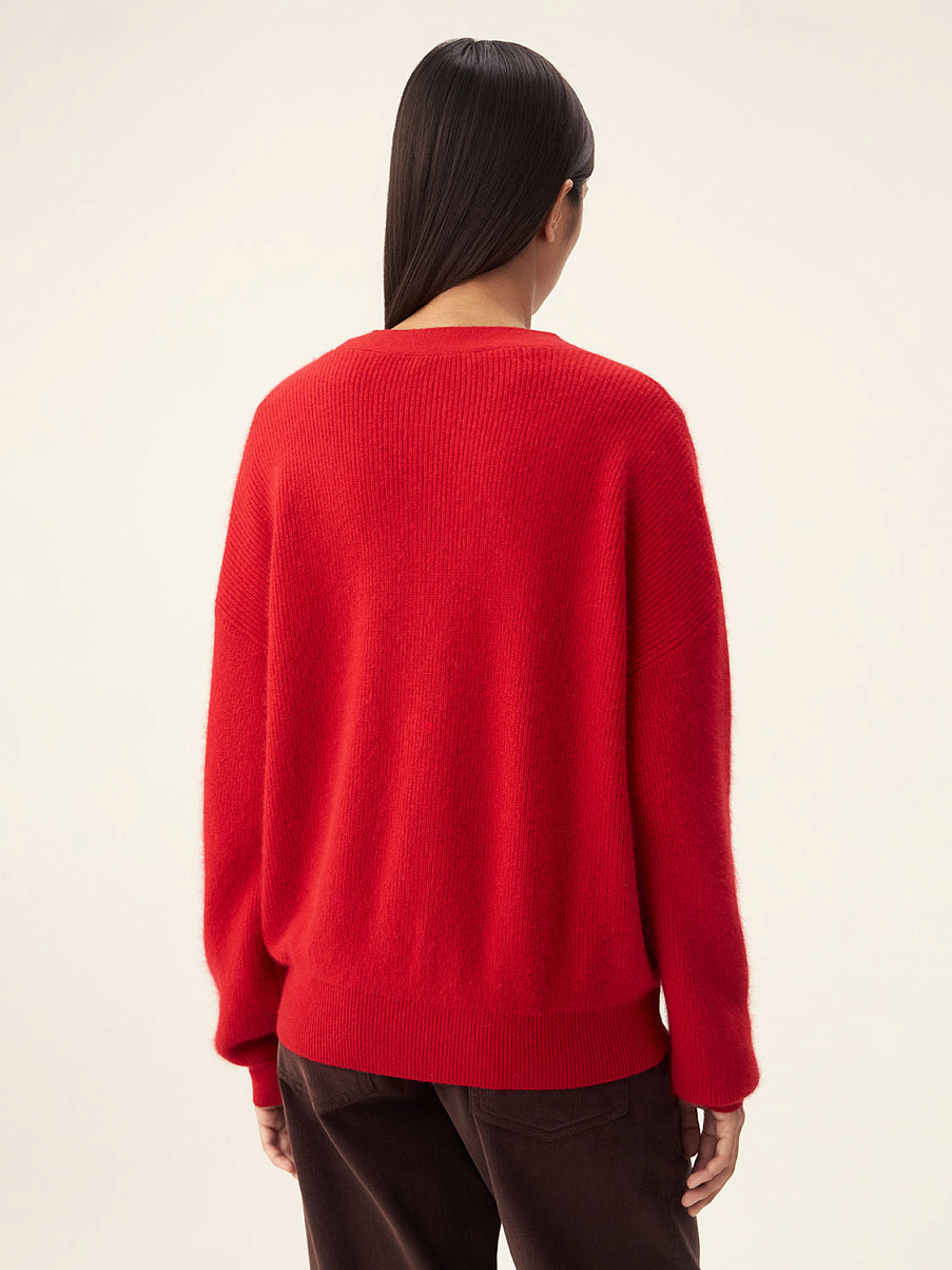 Кардиган с ангорой и шерстью мериноса