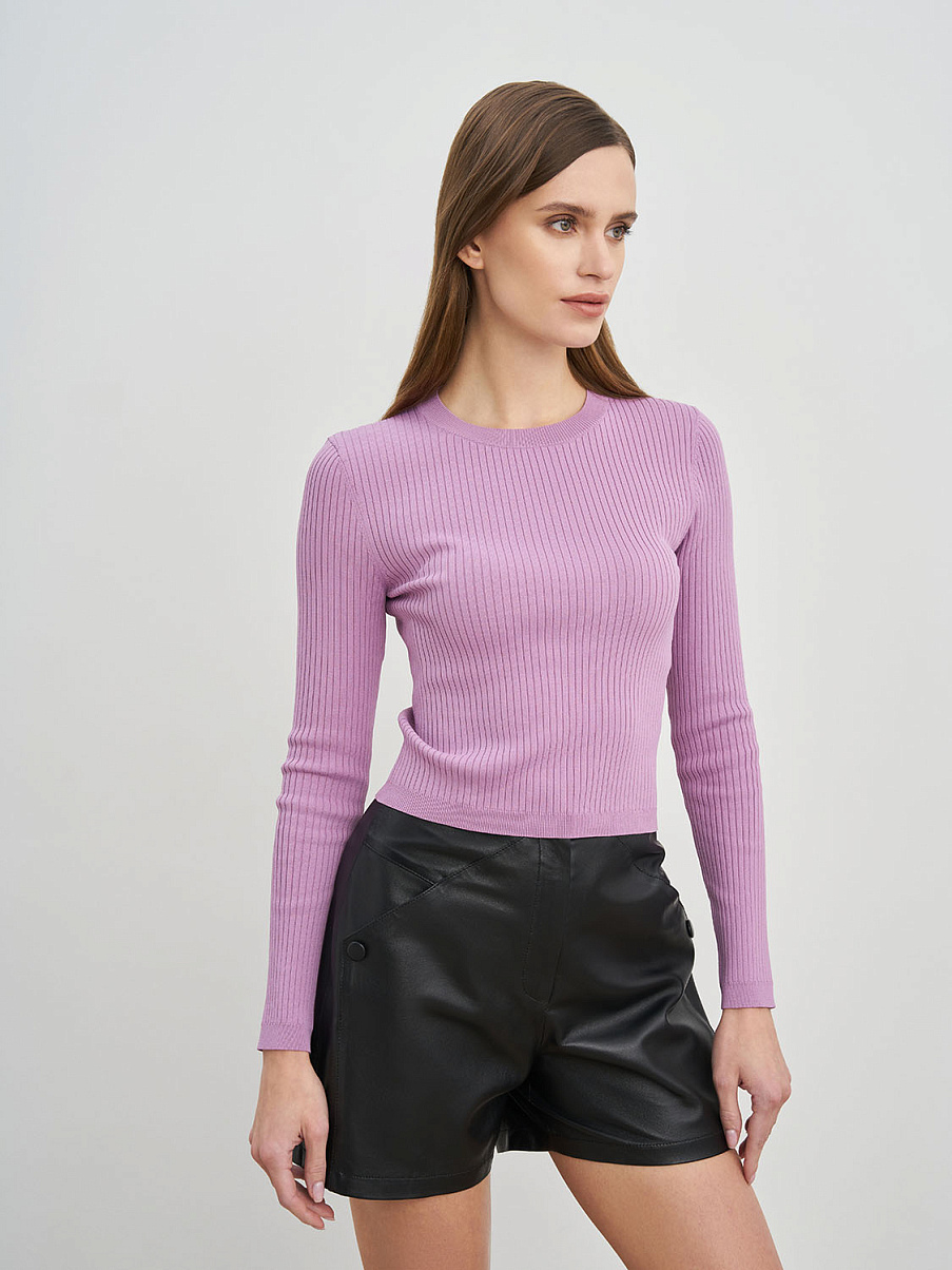 Облегающий джемпер-лапша