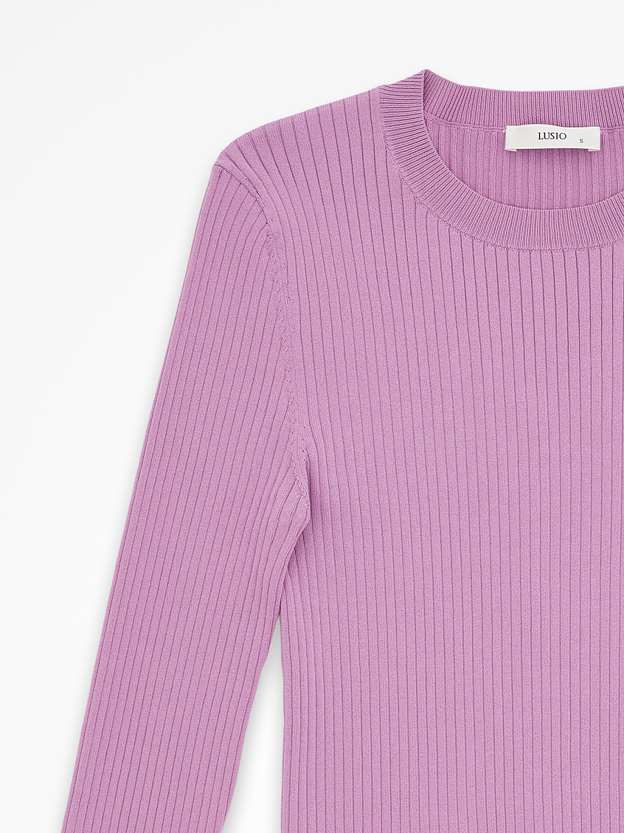 Облегающий джемпер-лапша