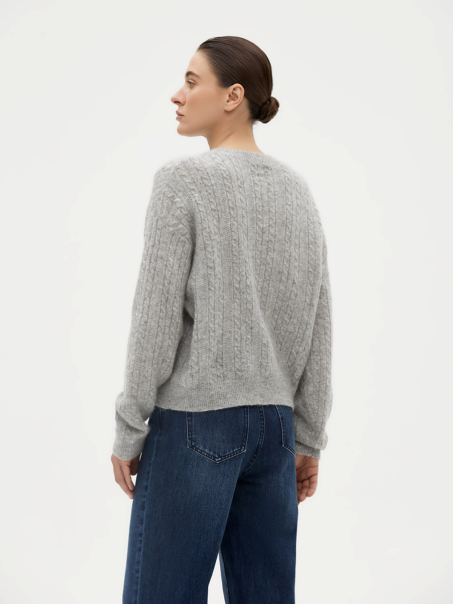 Джемпер из шерсти мериноса и мохера