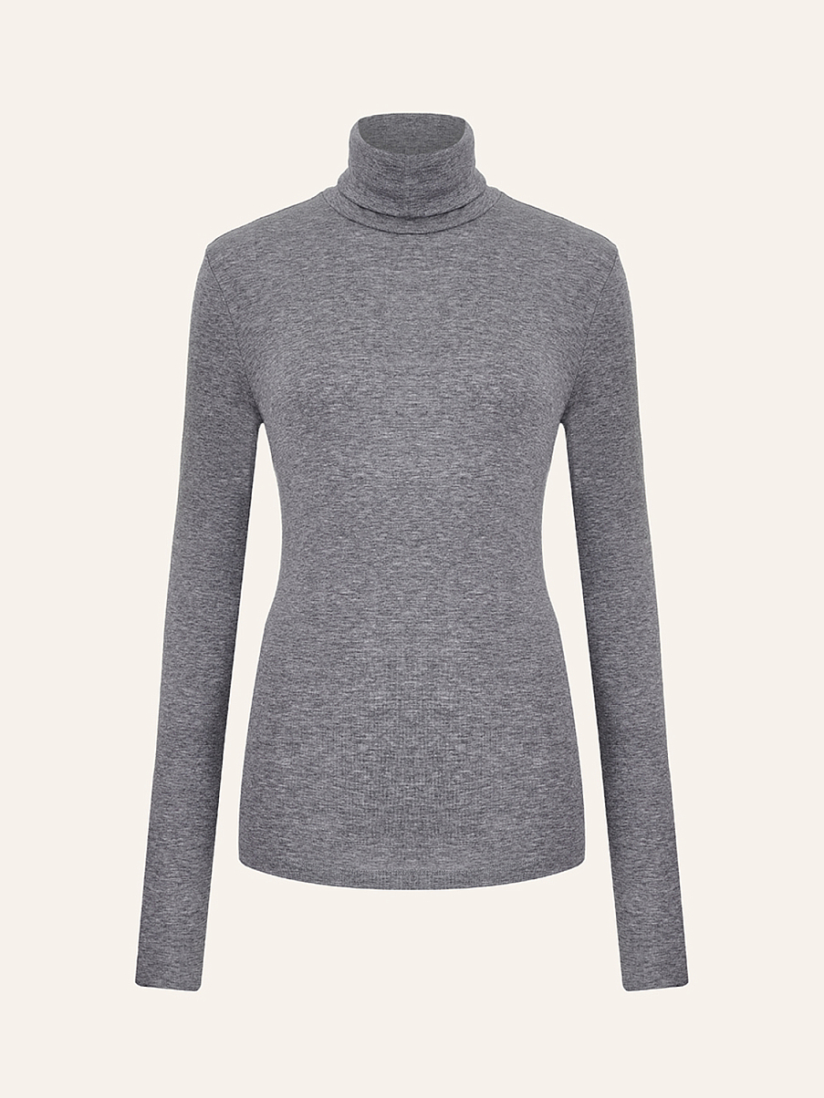 Облегающая водолазка с шерстью