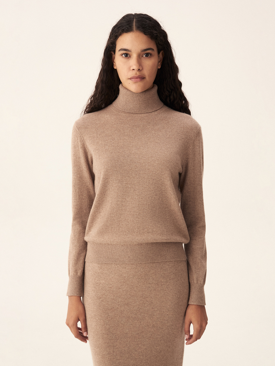 Водолазка из кашемира и шерсти