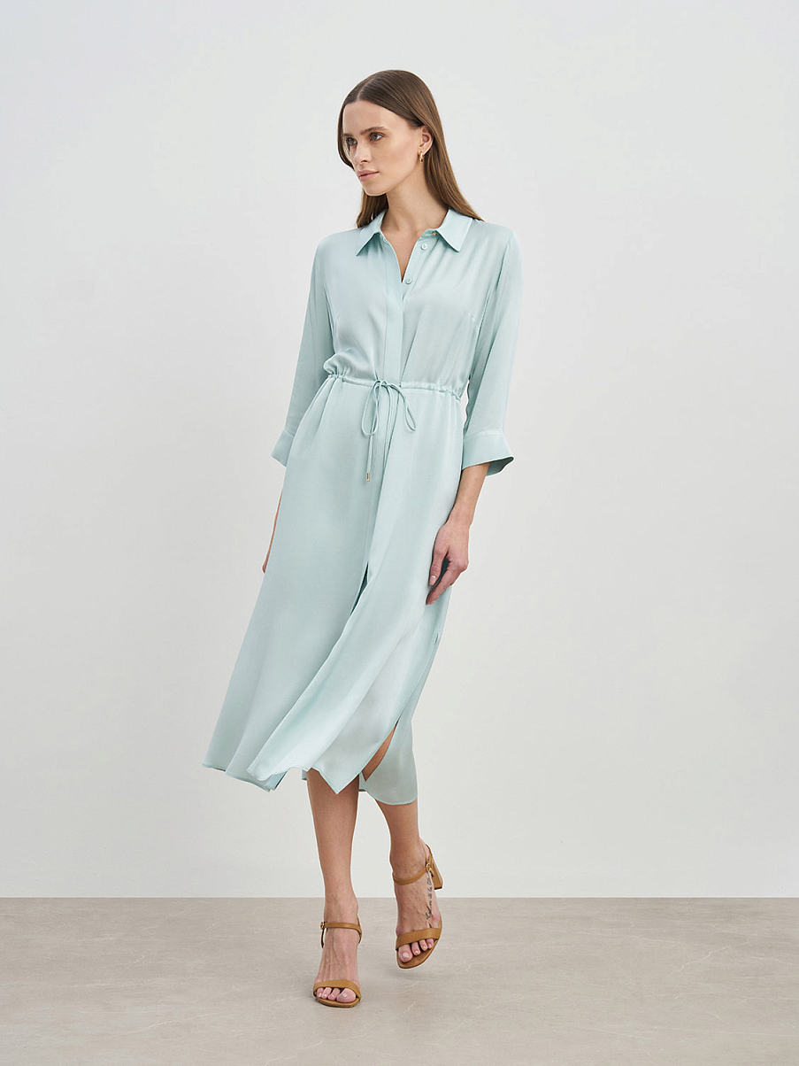 Платье миди с разрезами