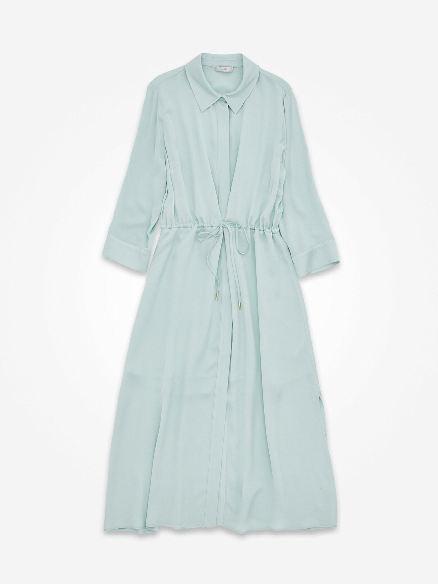 Платье миди с разрезами