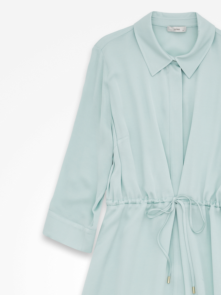 Платье миди с разрезами