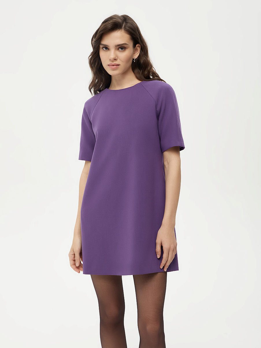 Платье-трапеция мини