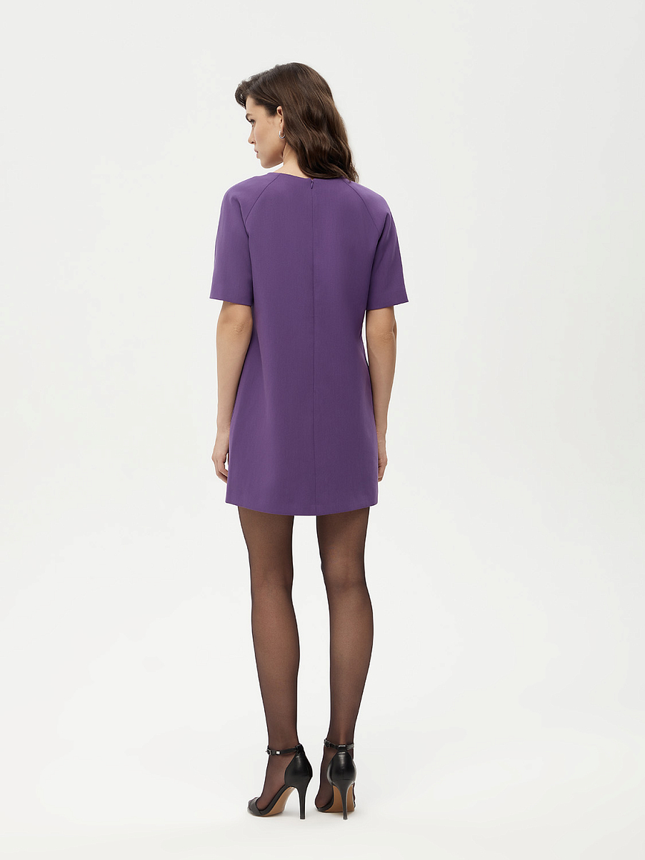 Платье-трапеция мини