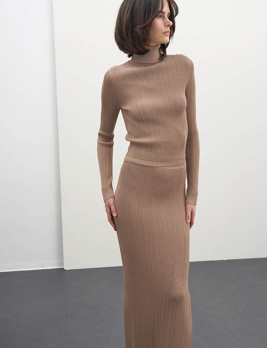 Облегающая трикотажная водолазка