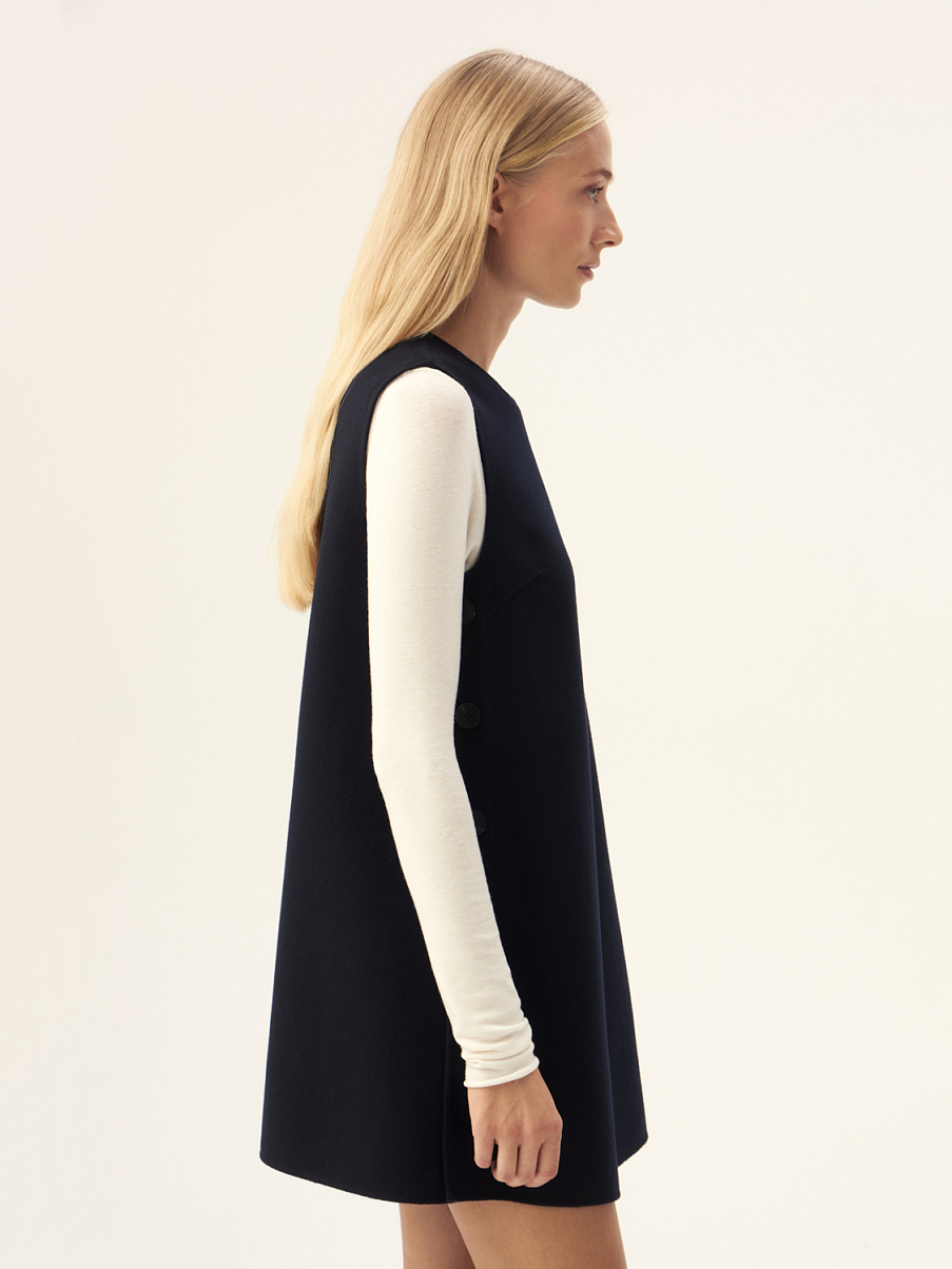 Жилетка из шерсти мериноса