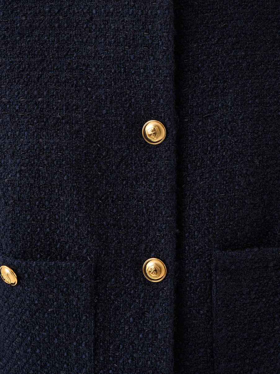 Жакет из ткани букле