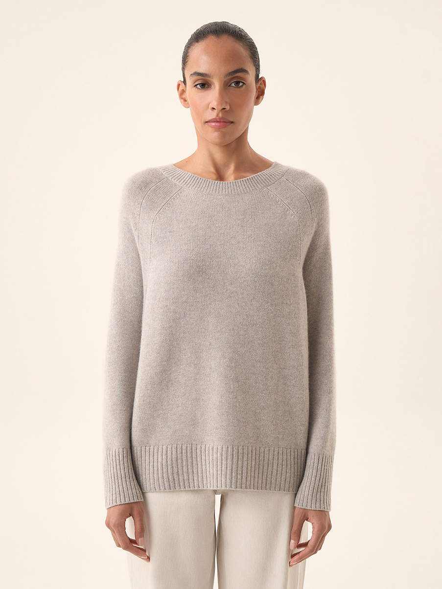 Оверсайз джемпер из кашемира и шерсти