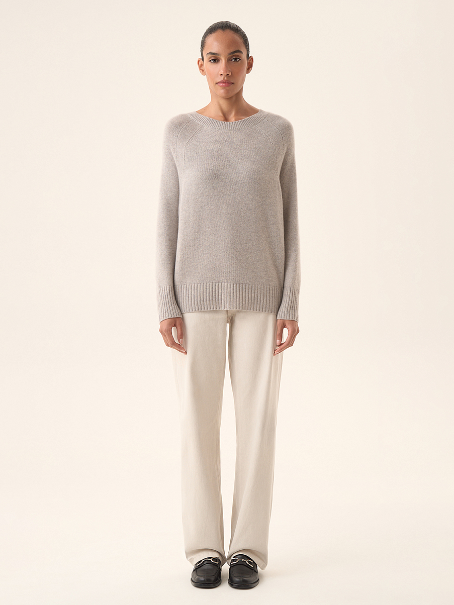 Оверсайз джемпер из кашемира и шерсти