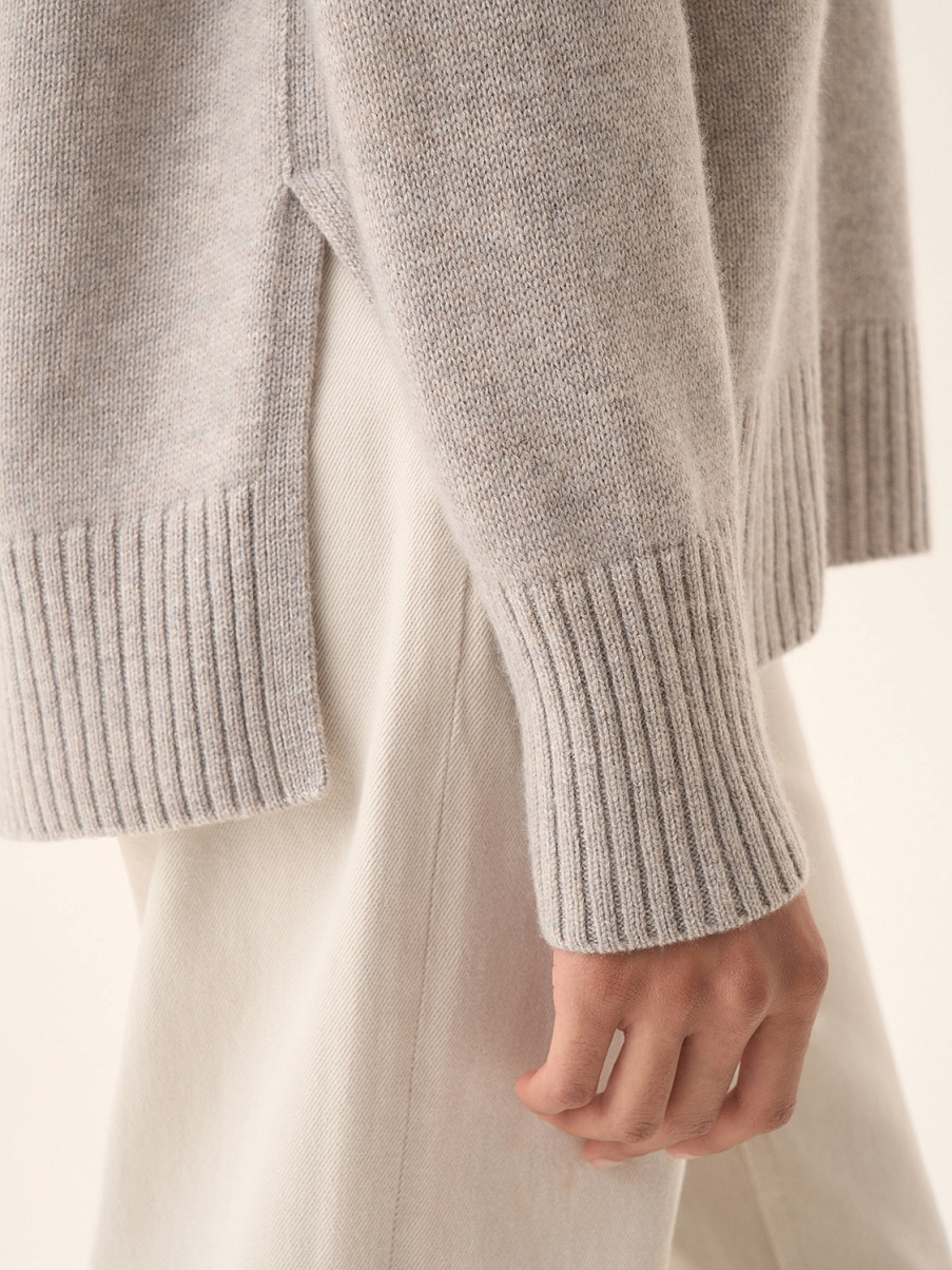 Оверсайз джемпер из кашемира и шерсти