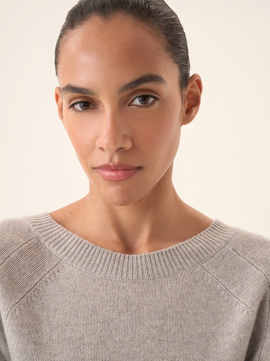 Оверсайз джемпер из кашемира и шерсти