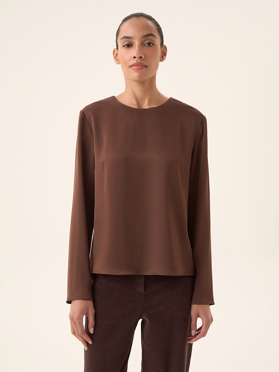 Блуза с длинным рукавом