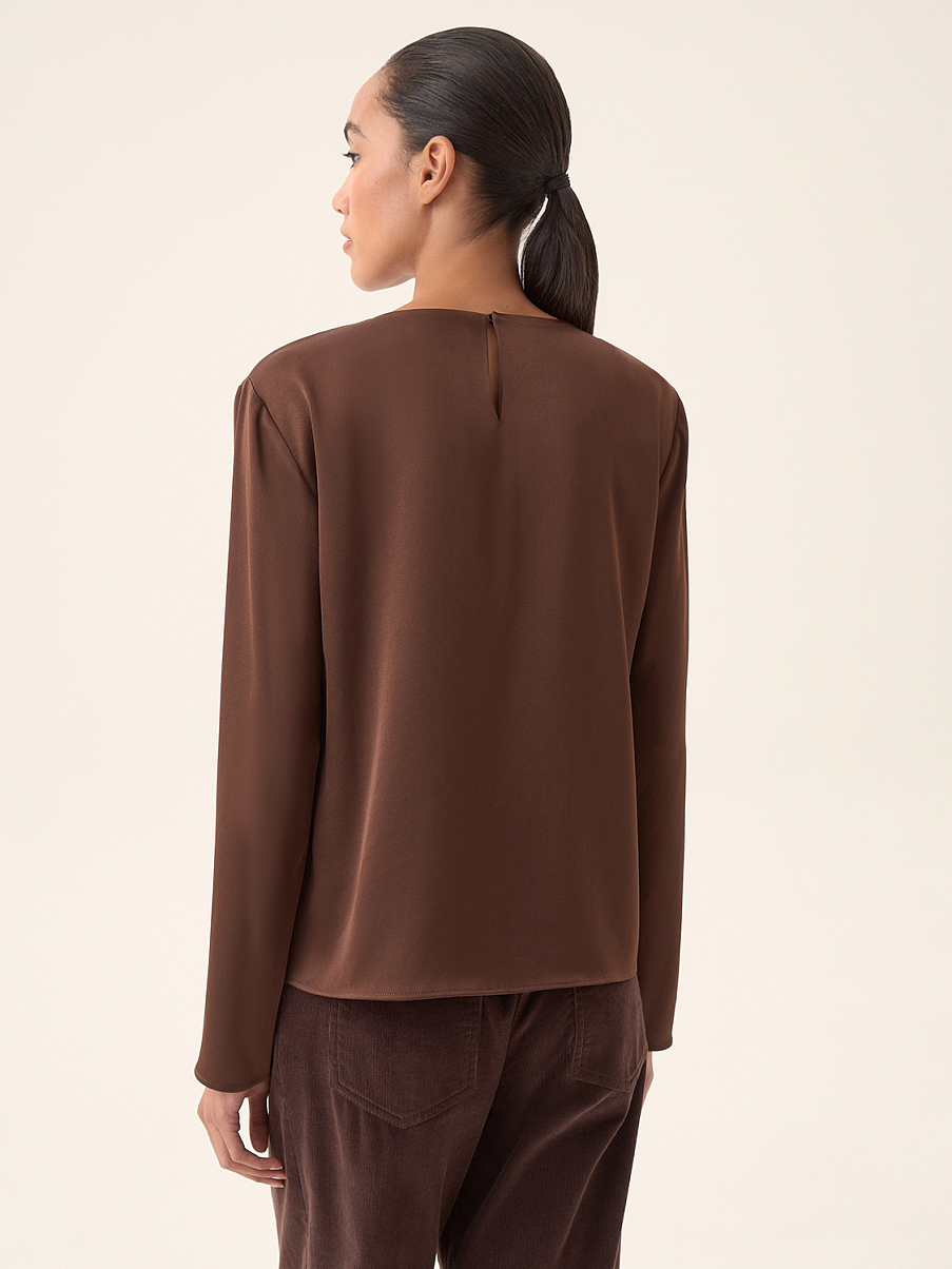 Блуза с длинным рукавом