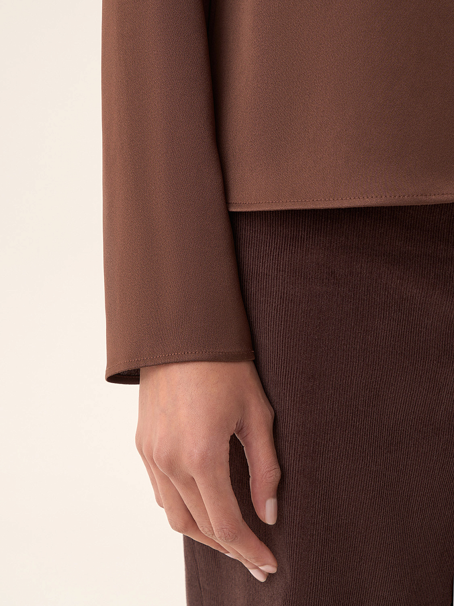 Блуза с длинным рукавом