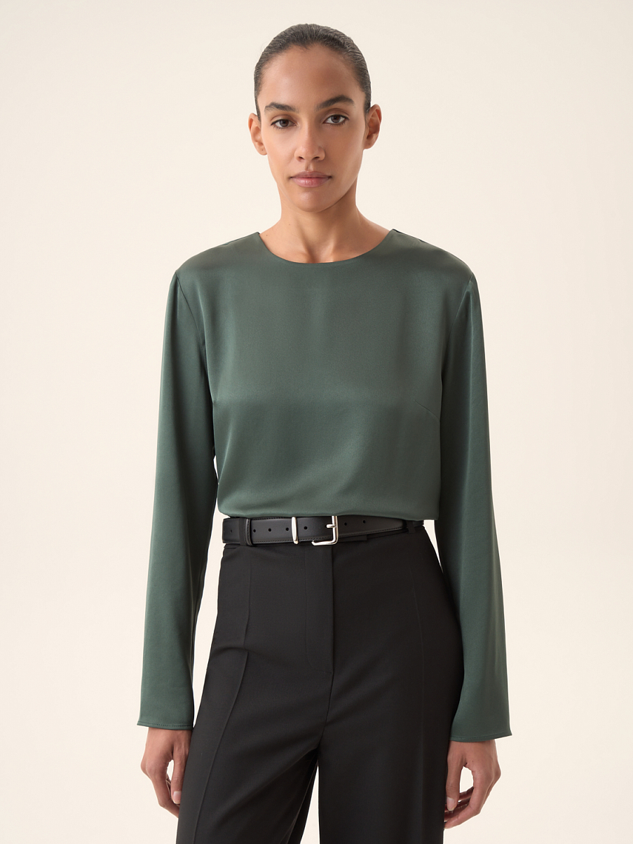 Блуза с длинным рукавом