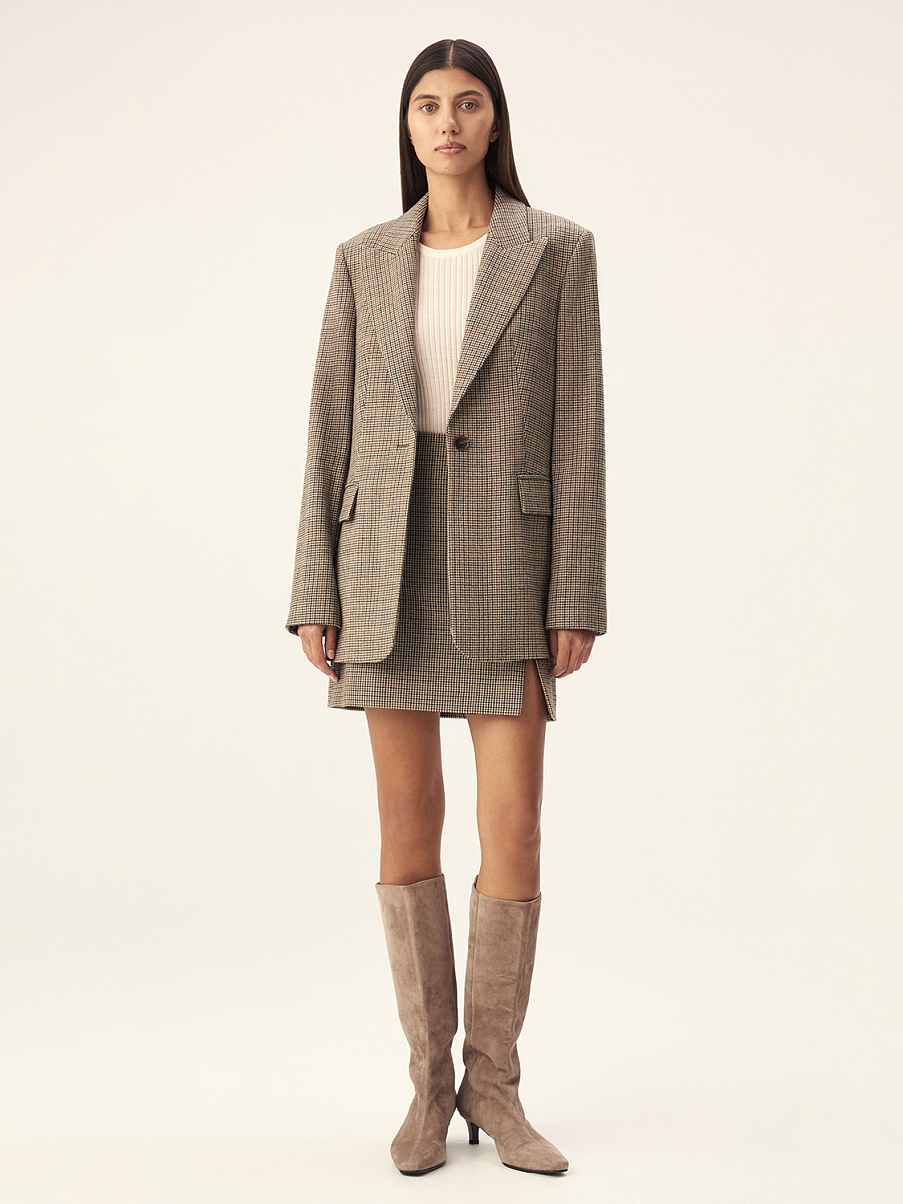 Сапоги из замши