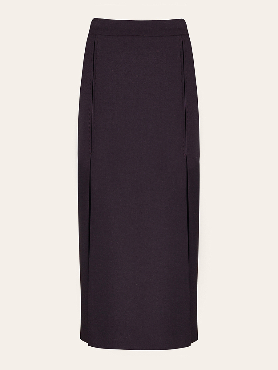 Юбка миди со складками