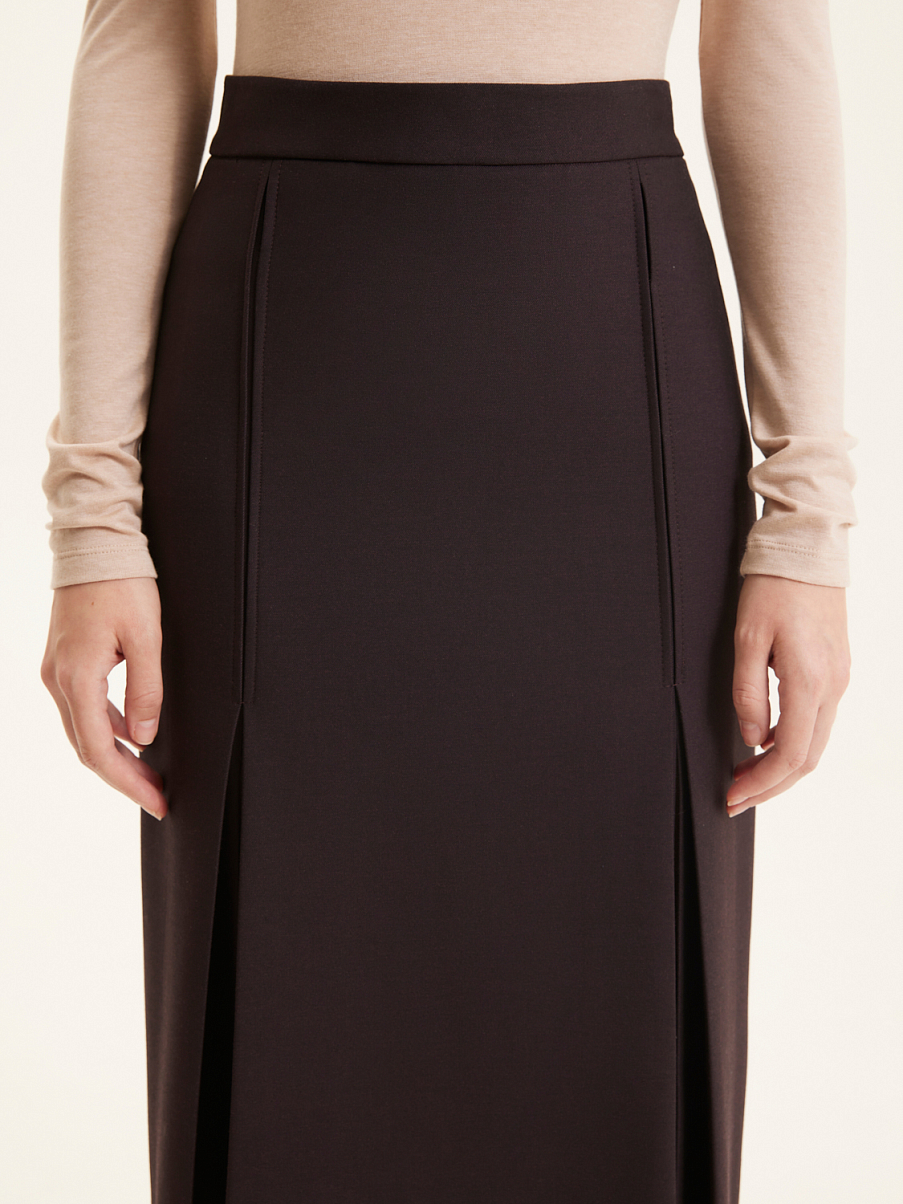 Юбка миди со складками