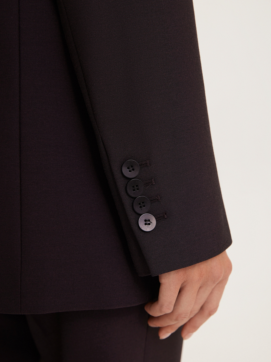 Однобортный прямой жакет