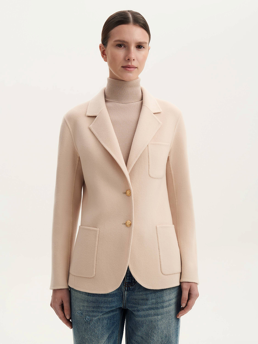 Жакет из кашемира и шерсти мериноса