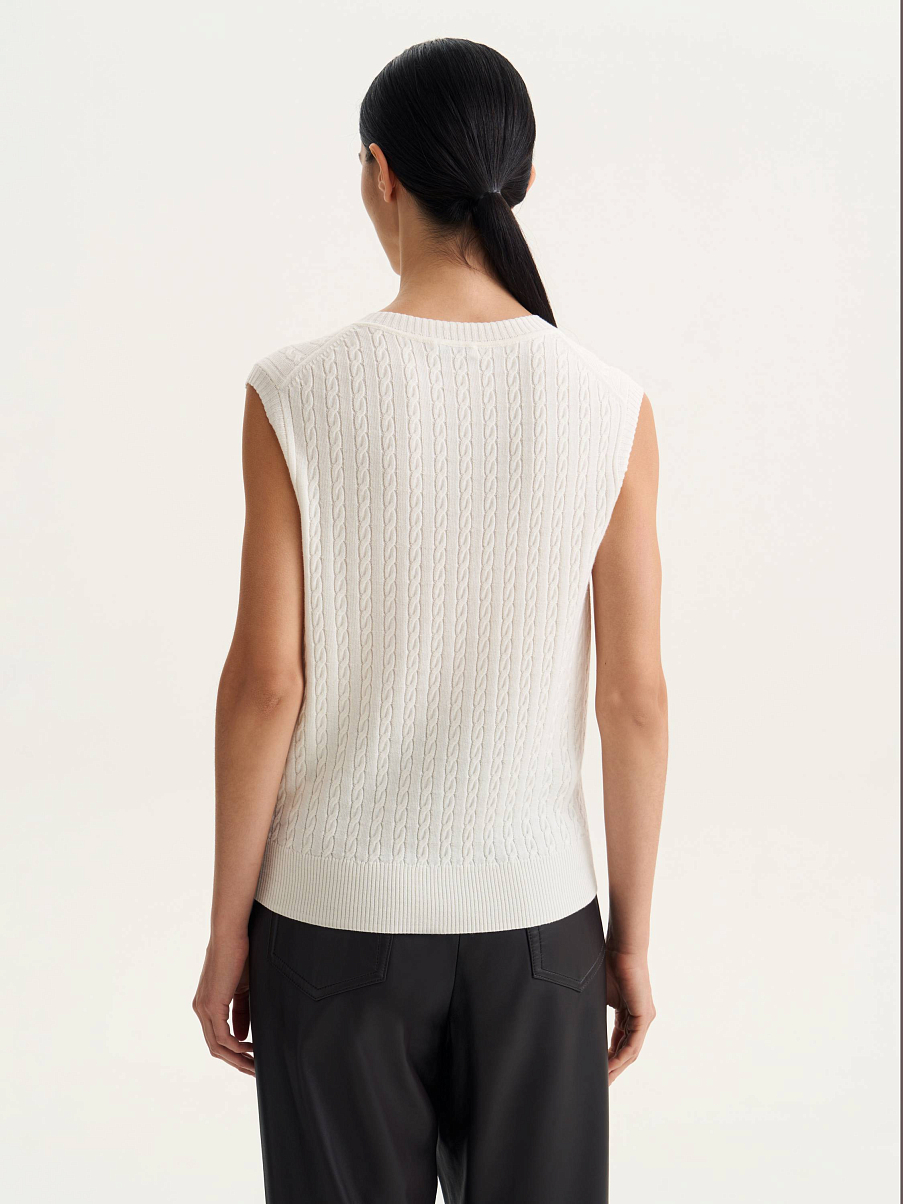 Жилетка из шерсти мериноса