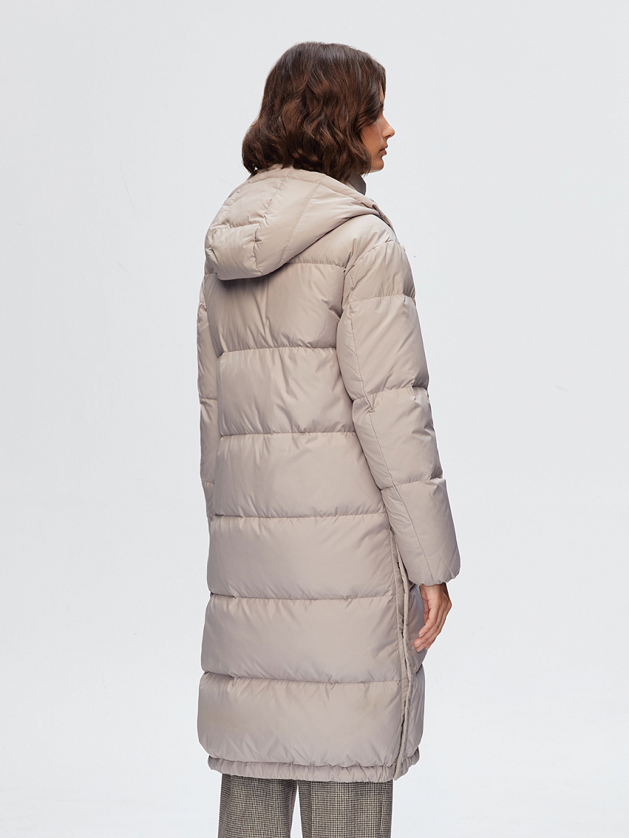 Пуховик с наполнителем из пуха и пера