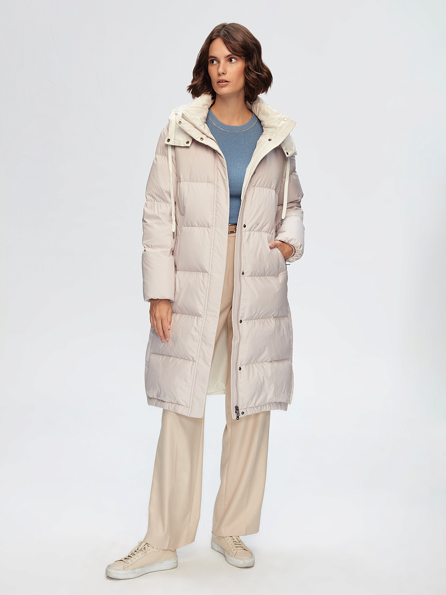 Пуховик с наполнителем из пуха и пера