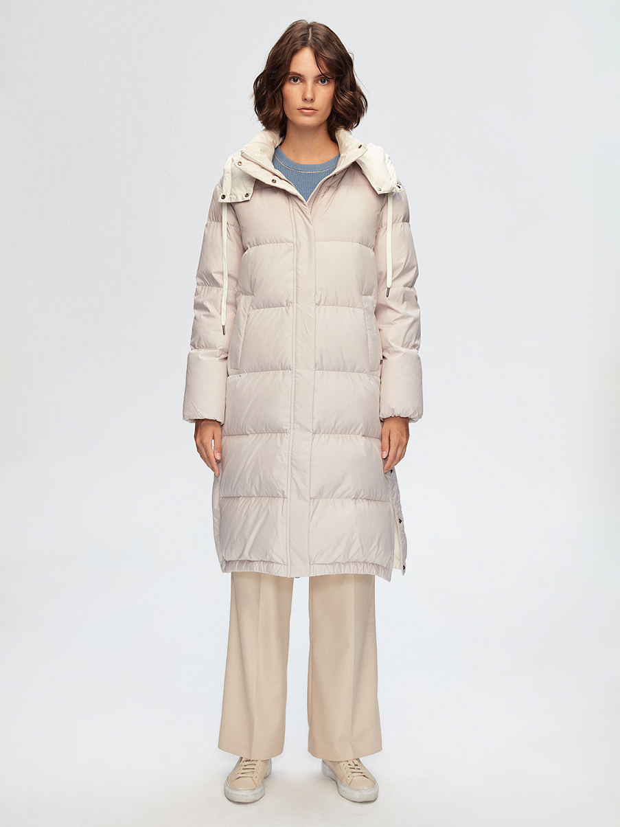 Пуховик с наполнителем из пуха и пера