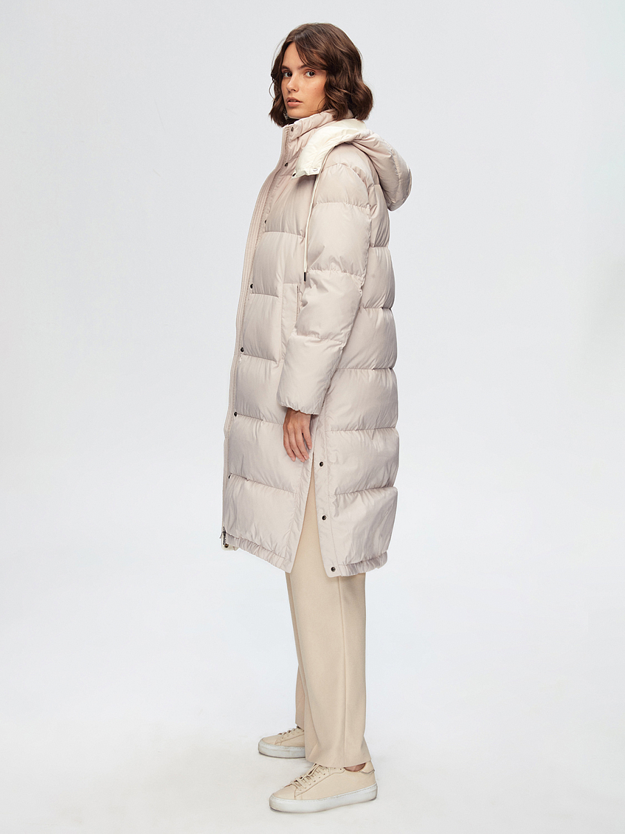 Пуховик с наполнителем из пуха и пера