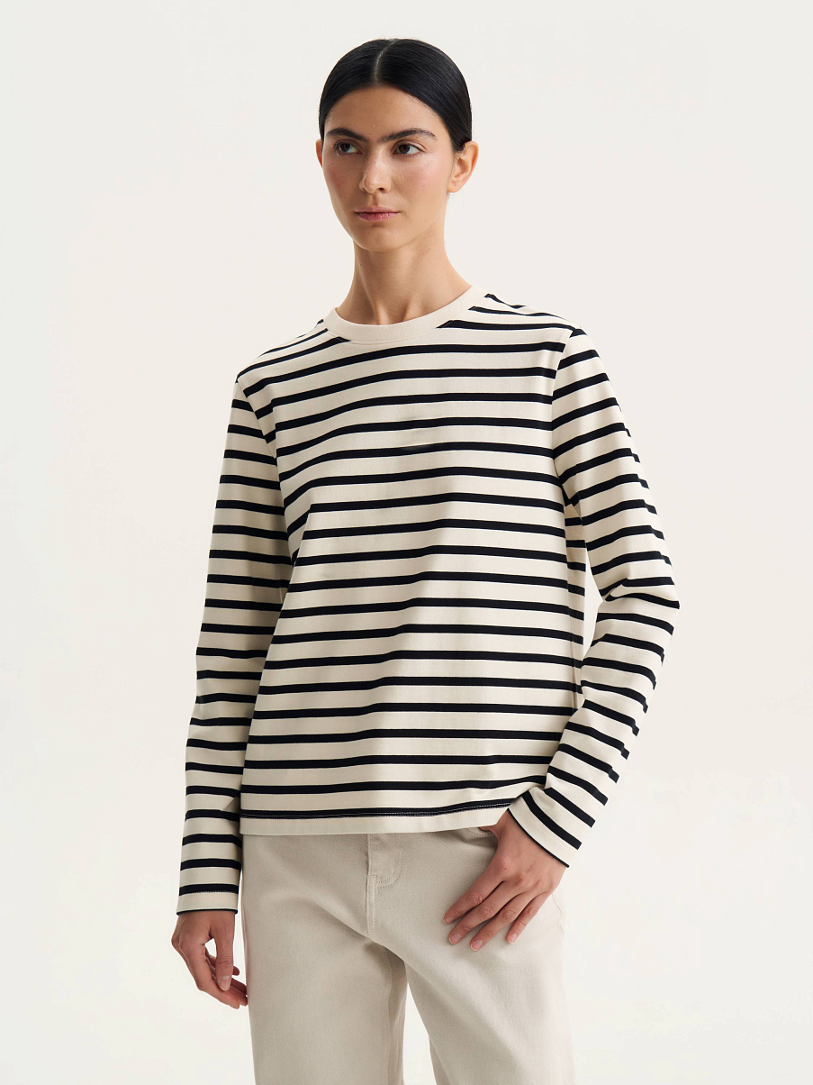 Лонгслив из хлопка