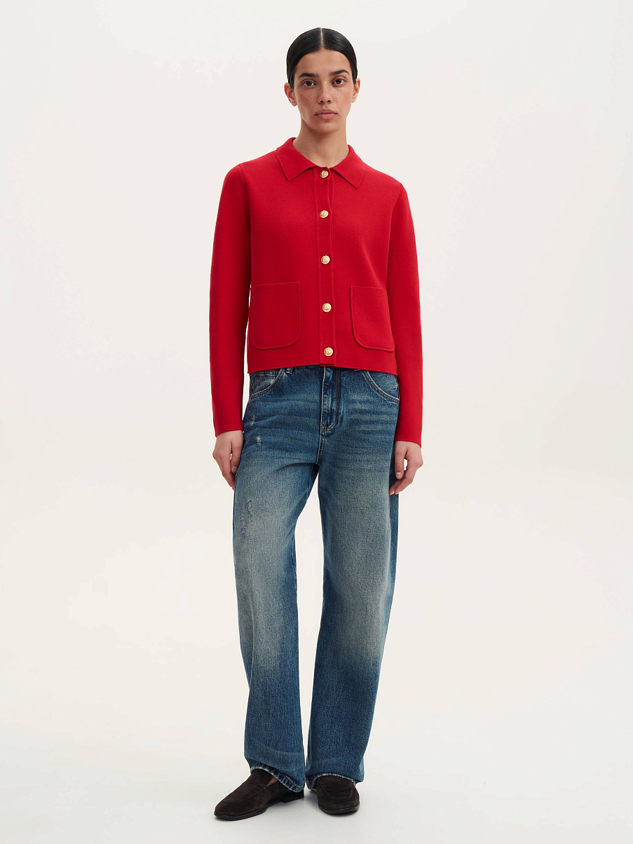 Жакет трикотажный