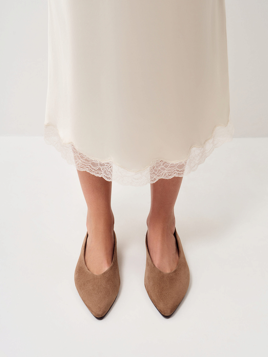 Туфли из замши