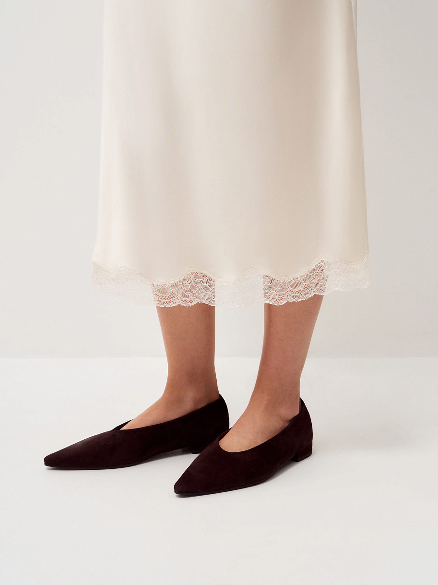 Туфли из замши