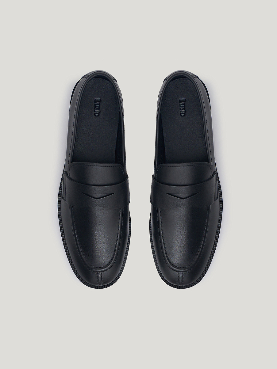 Лоферы из натуральной кожи