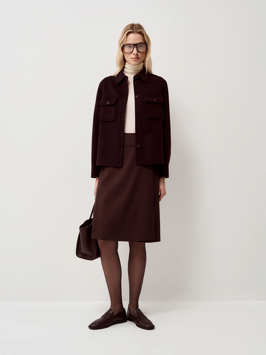 Юбка из шерсти