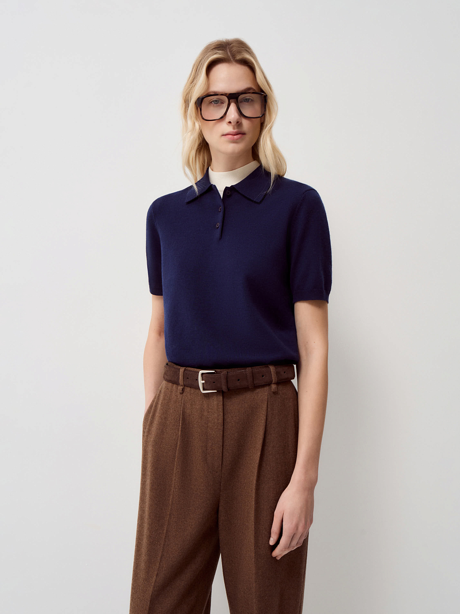 Поло из шерсти мериноса