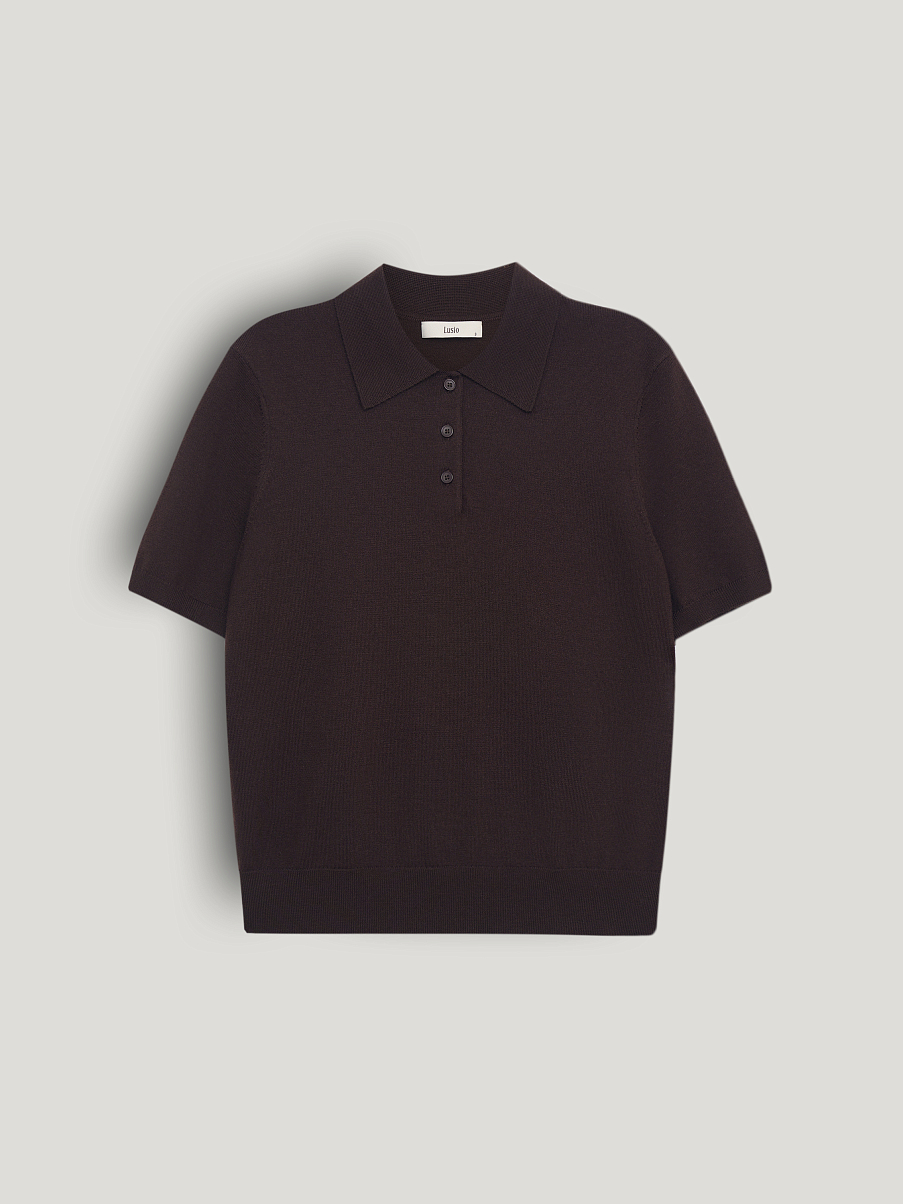 Поло из шерсти мериноса