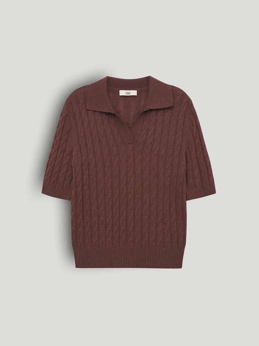 Топ из мериноса и кашемира