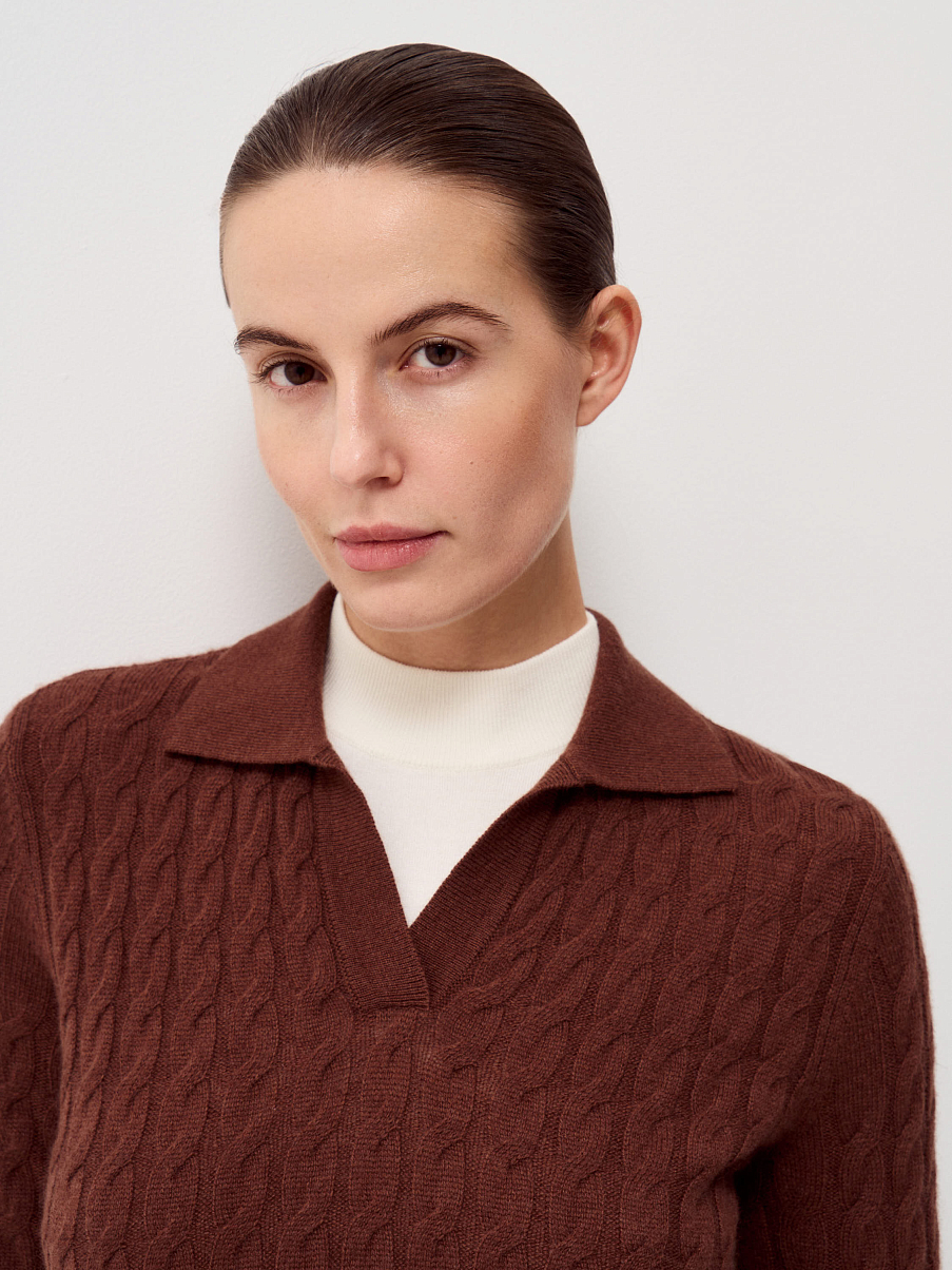 Топ из мериноса и кашемира