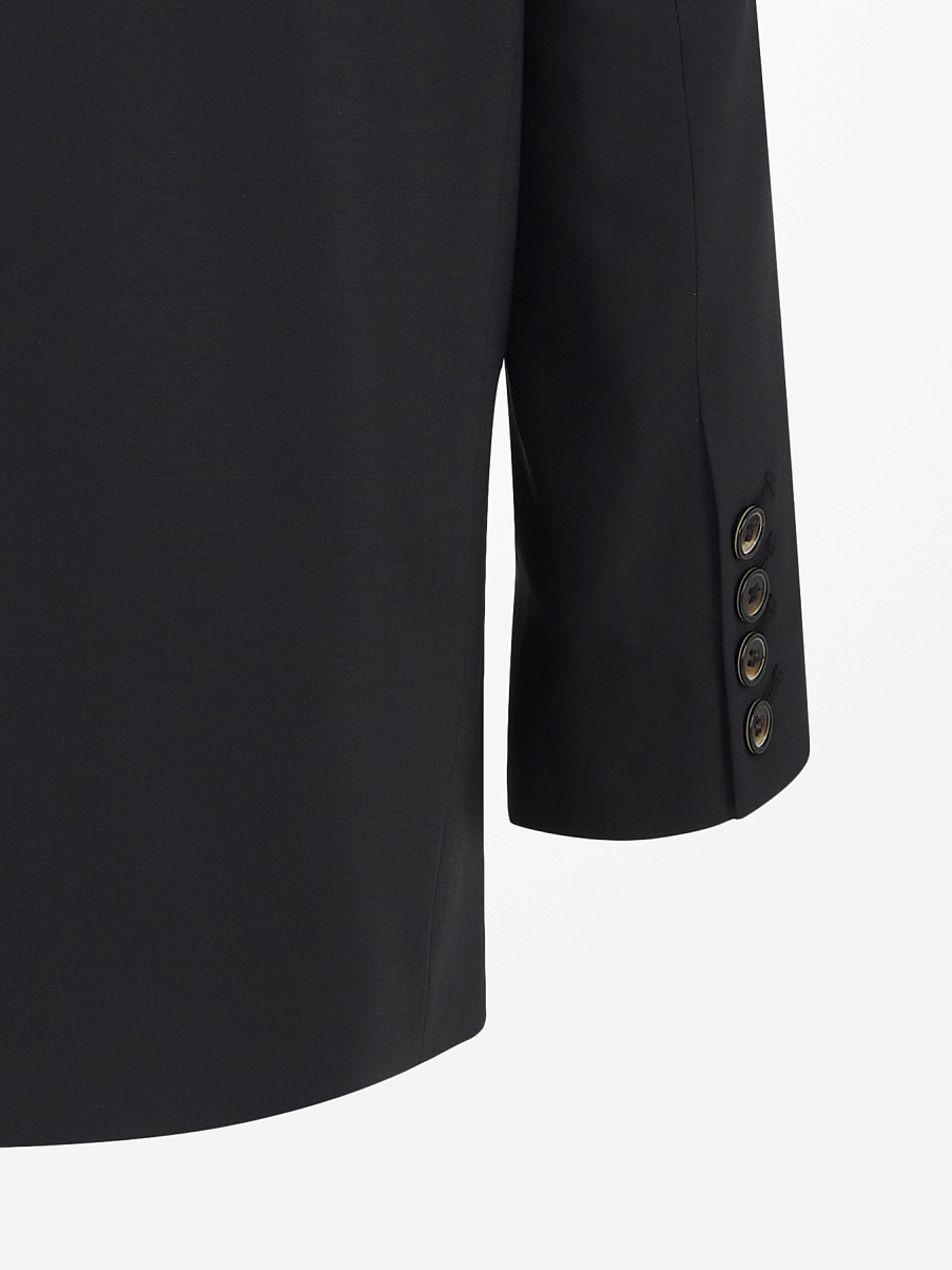 Классический жакет прямого кроя с шерстью