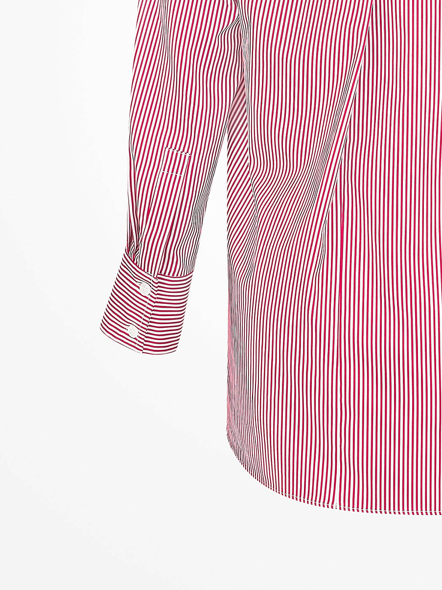 Рубашка оверсайз без пуговиц