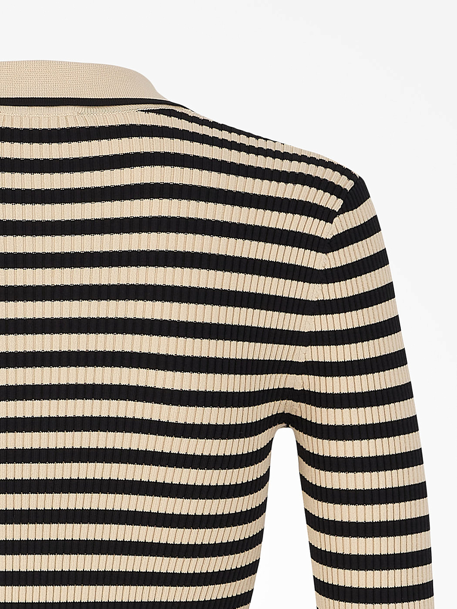 Облегающий джемпер в полоску