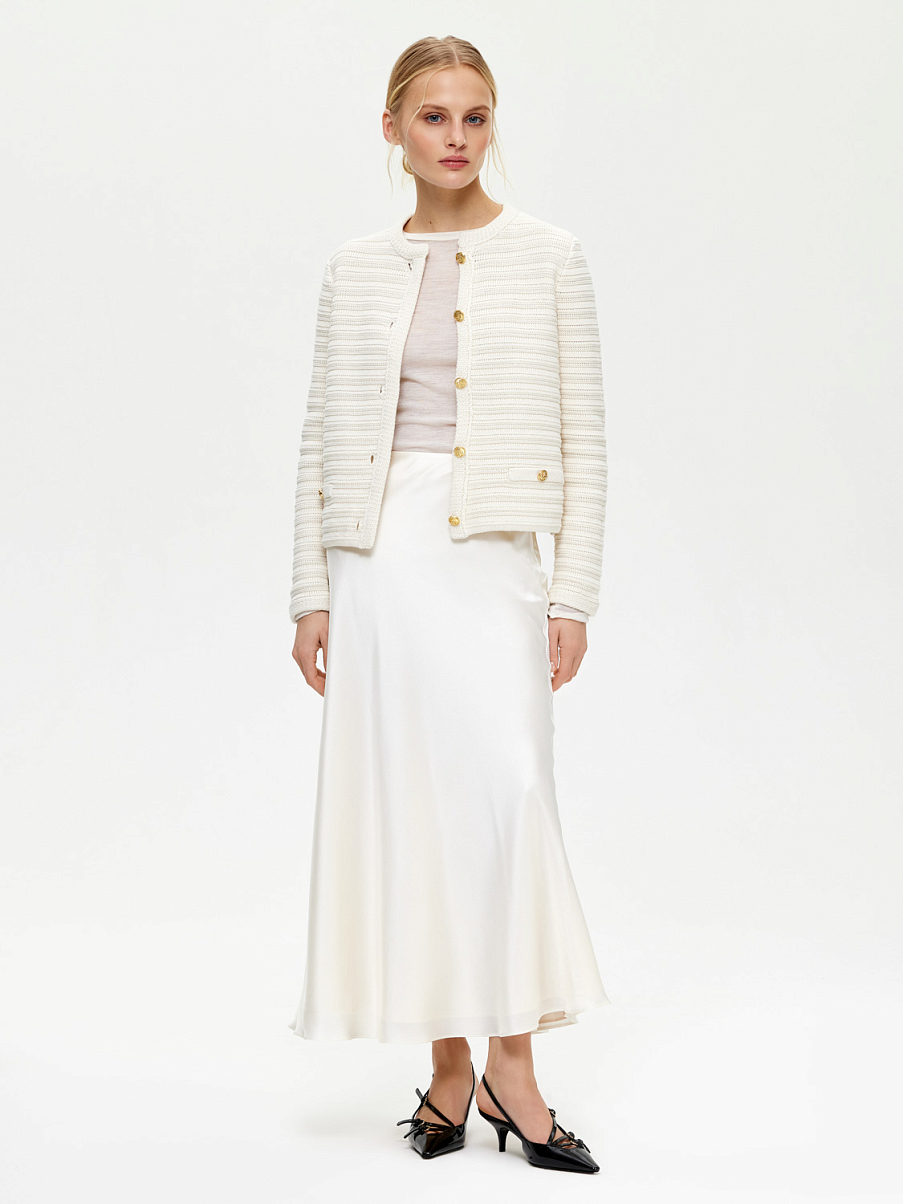 Трикотажный кардиган из хлопка