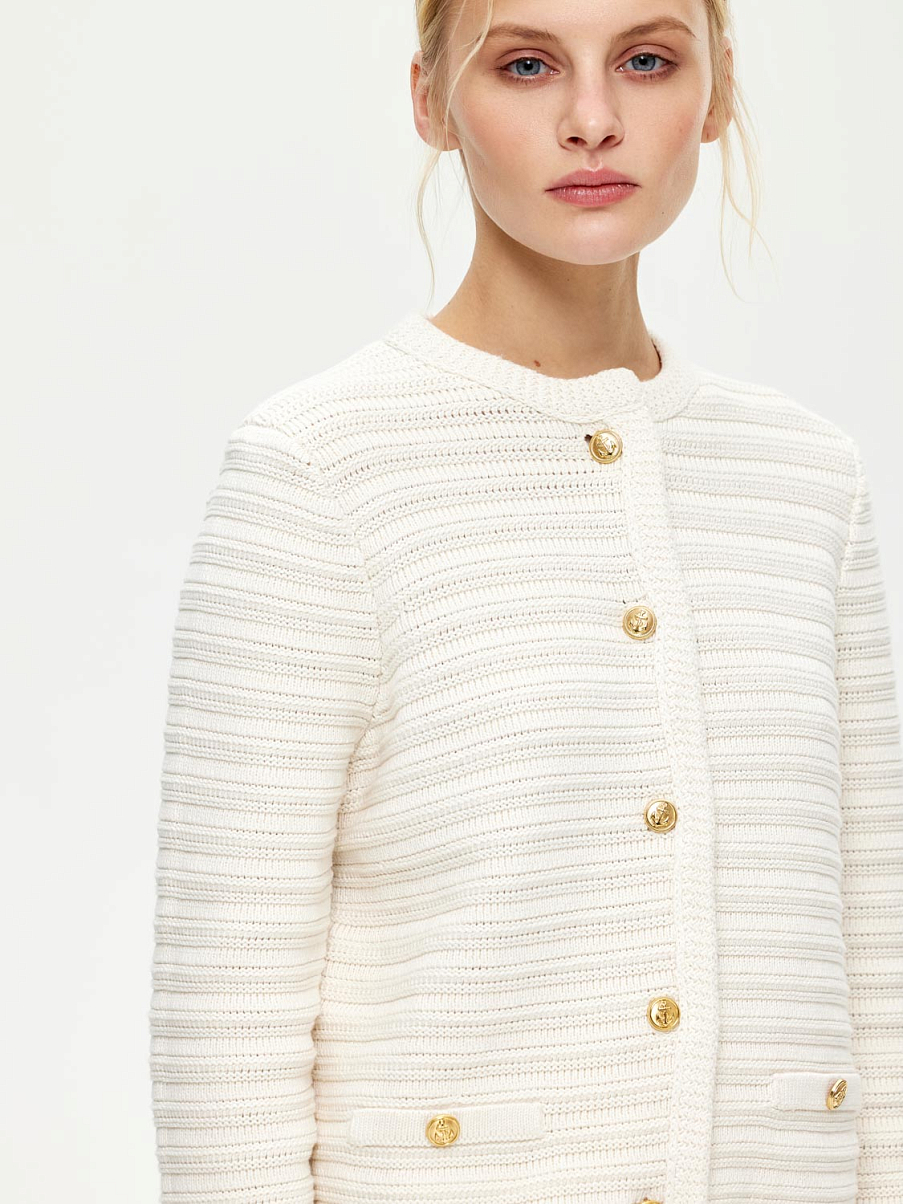 Трикотажный кардиган из хлопка