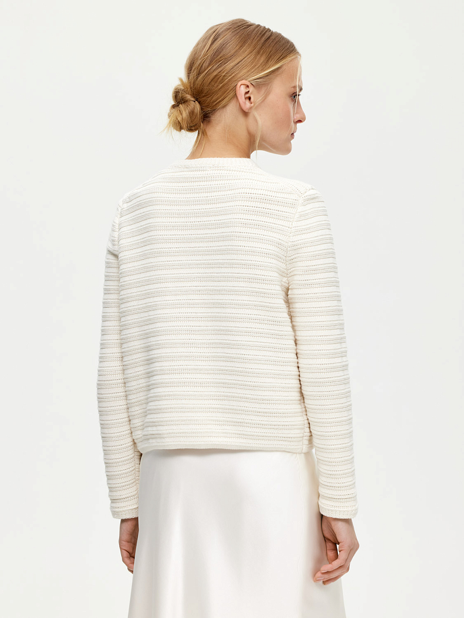 Трикотажный кардиган из хлопка